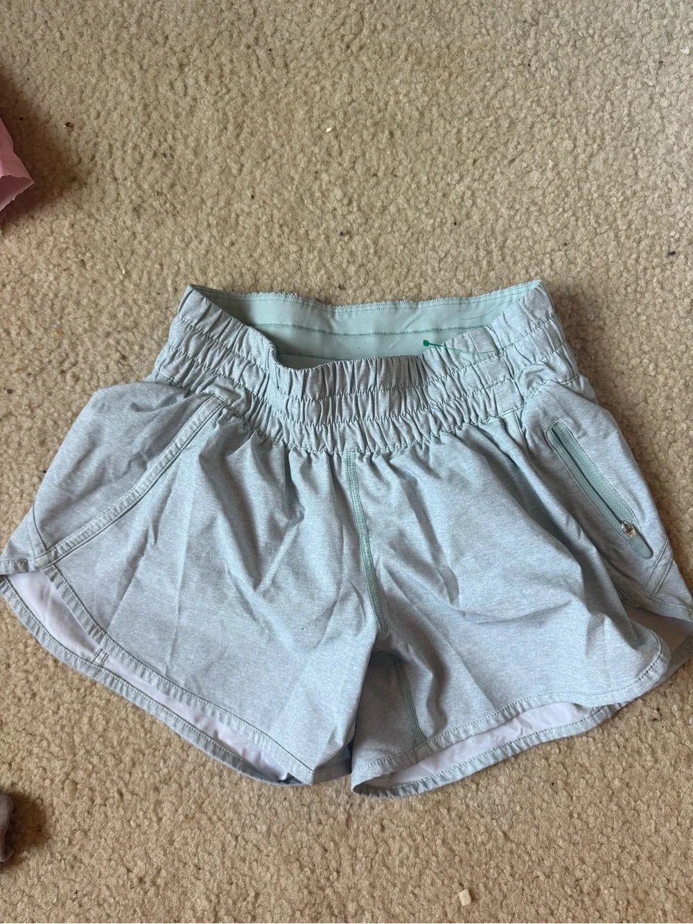 Women's Light Blue Running Shorts